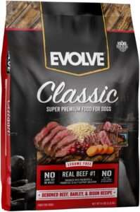 Evolve Classics Beef, Barley & Bison Dog Food - 15 lb